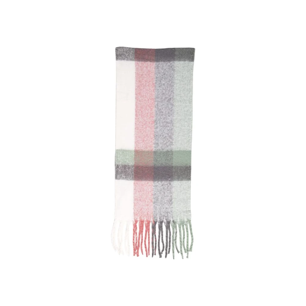Only Grijze Sjaal van Gerecycled Polyester Multicolor Dames