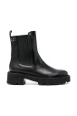 black-leather-ankle-boots