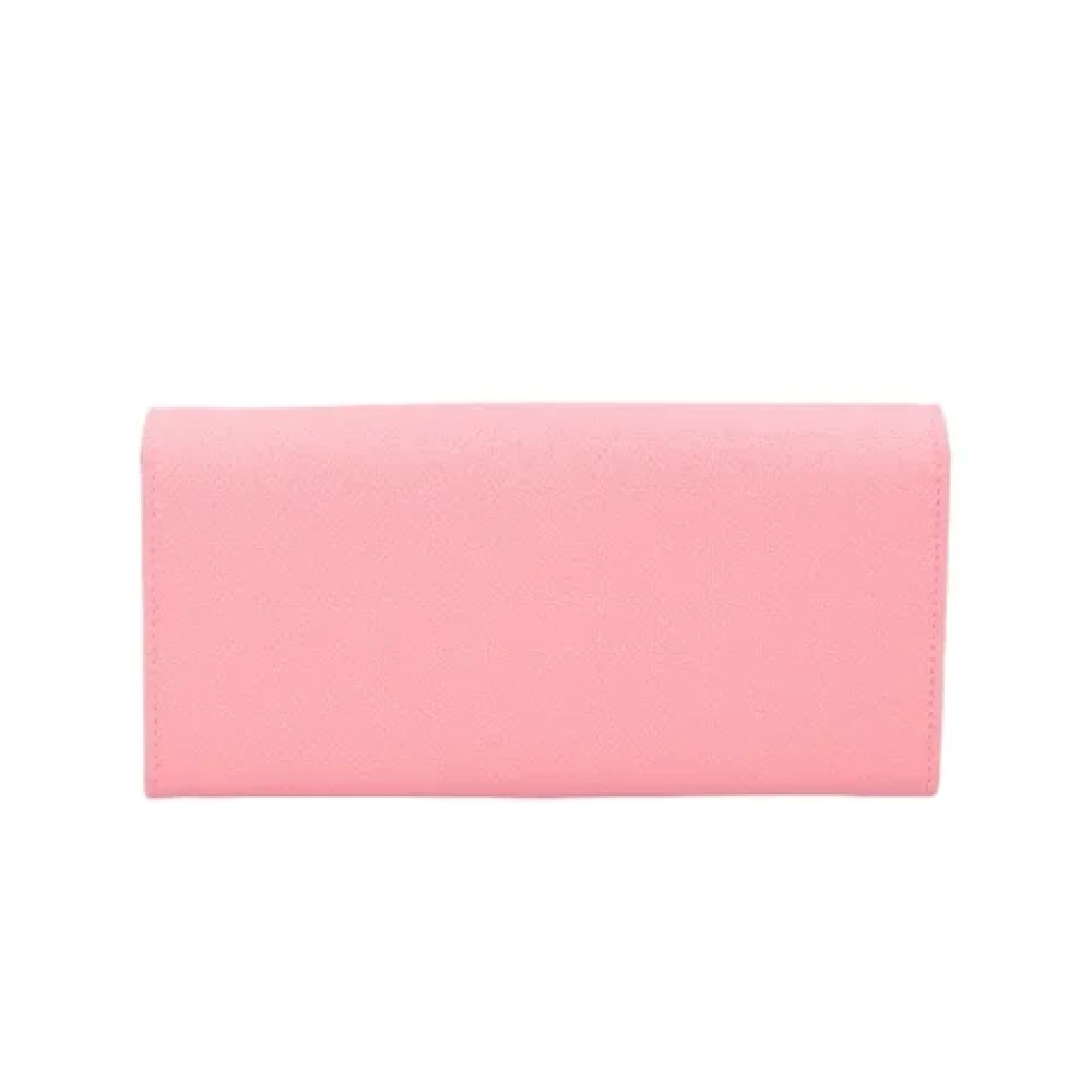 Bvlgari Vintage Pre-owned Leather wallets Pink Dames