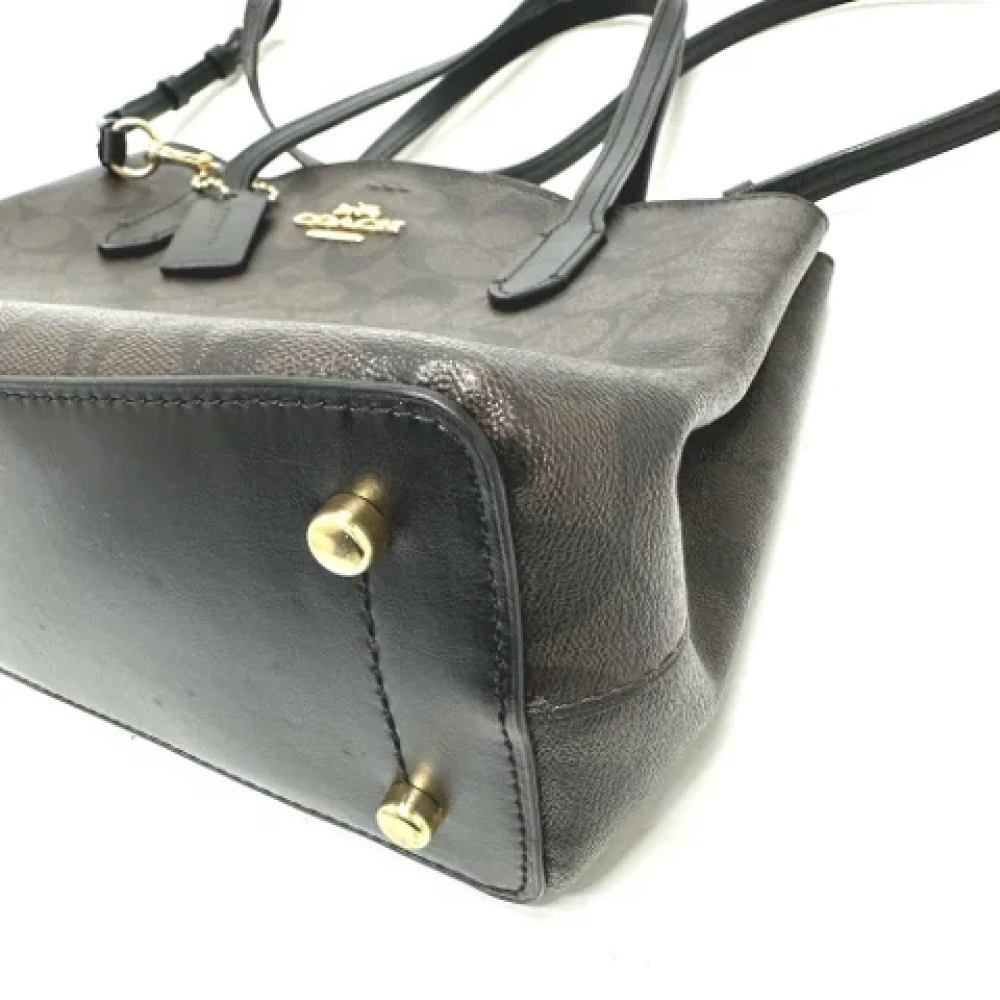 Coach Pre-owned Fabric handbags Brown Dames