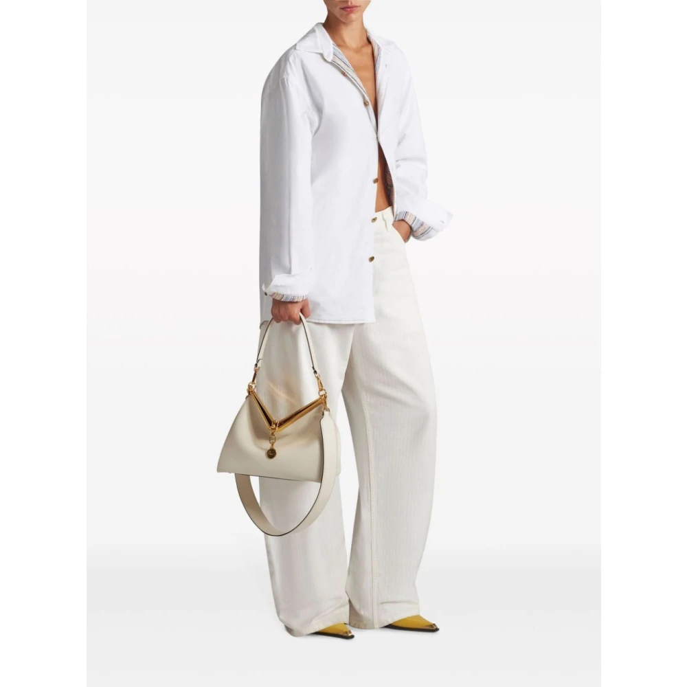 ETRO Stijlvolle schoudertas in wit White Dames