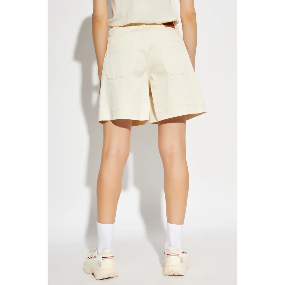 Moncler Shorts met zakken Beige Dames