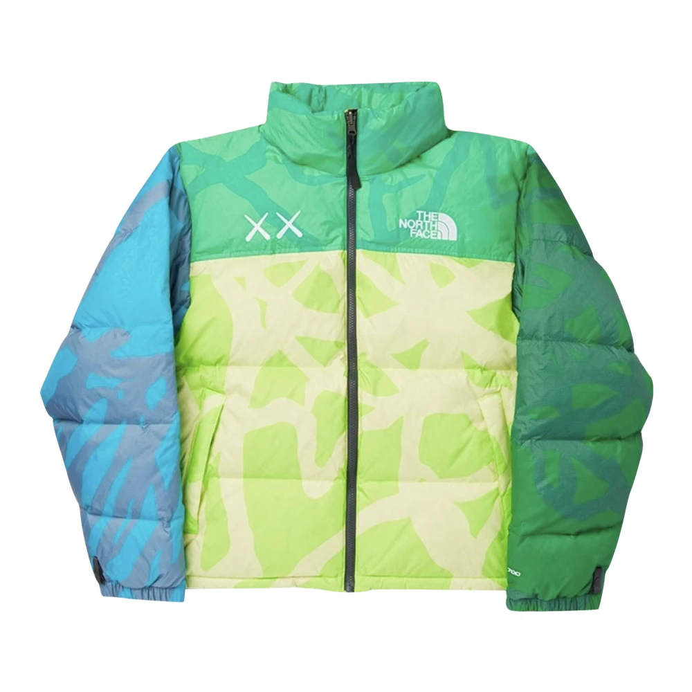 Kaws Jeugd Nuptse Jas Lichtgroen Groen Multicolor Heren