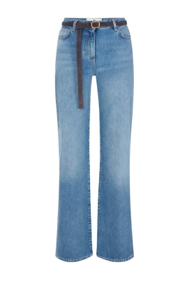 Denim Palazzo Pants