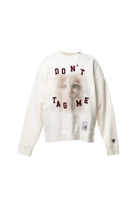 Cat Printed Sweatshirt