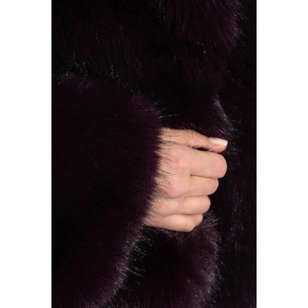 Stand Studio Shearling jas Samara Purple Dames