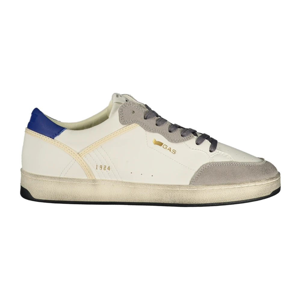 Gas Men's White Sneakers, 8 Uk, Giovi Gs Mix