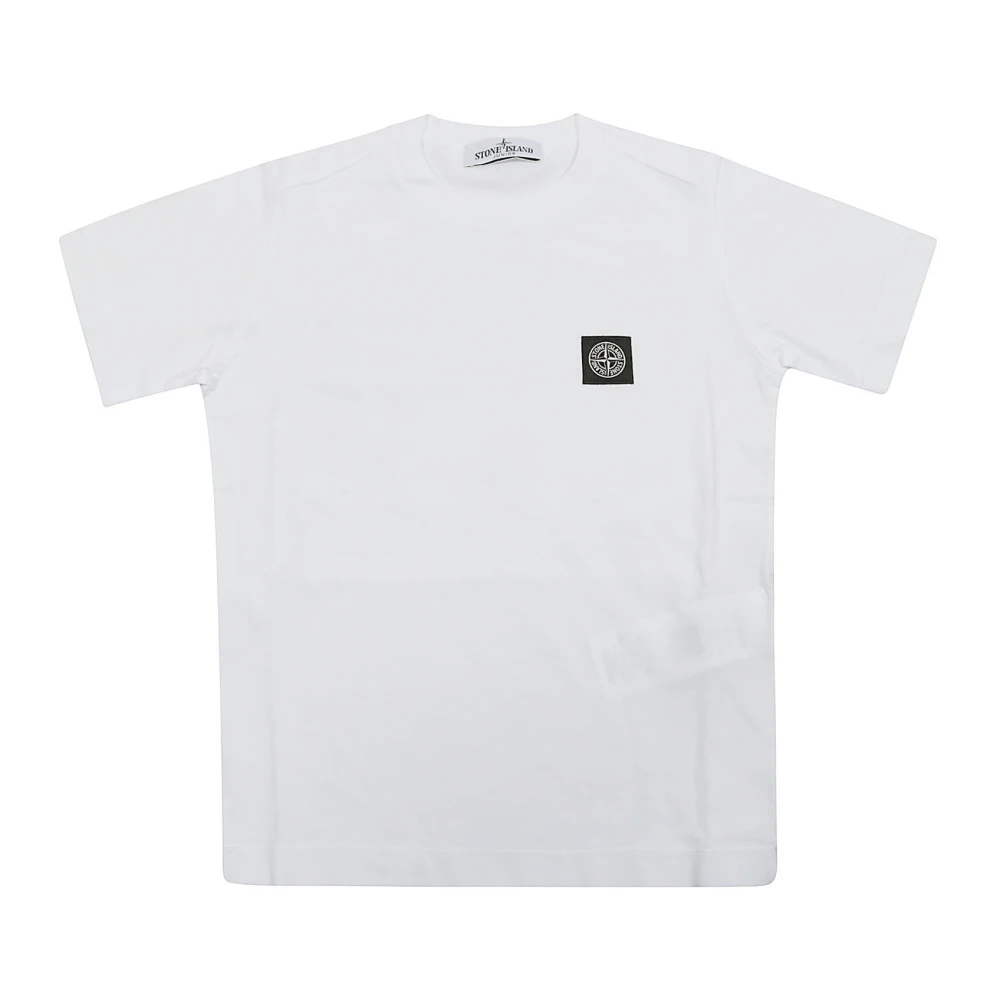 Stone Island Barn Badge T-shirt White, Pojke