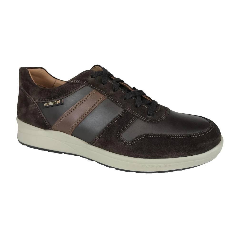 Mephisto Stijlvolle Herensneakers Heren Schoenen Bruin