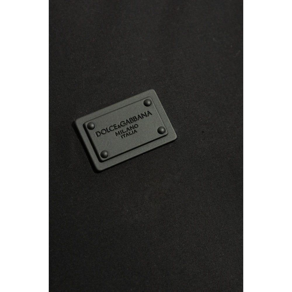 Dolce & Gabbana Capuchonjack Black Heren