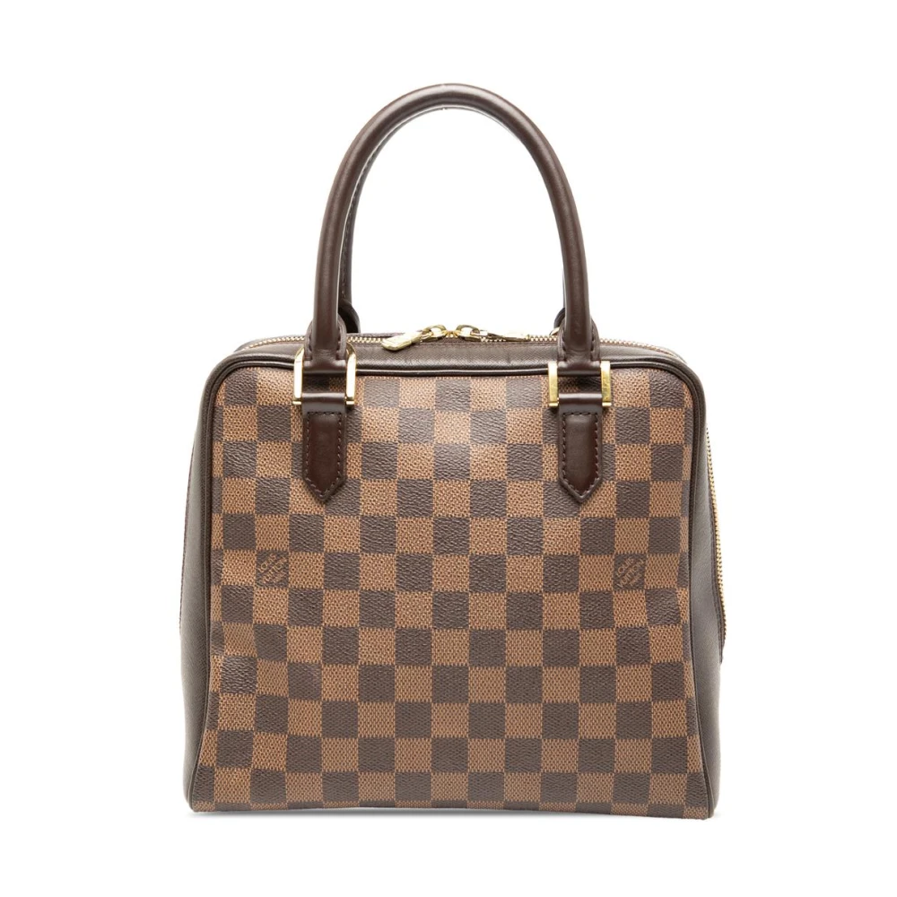 Louis Vuitton Vintage Women's Brown Pre-Owned Leather Satchel Handbag