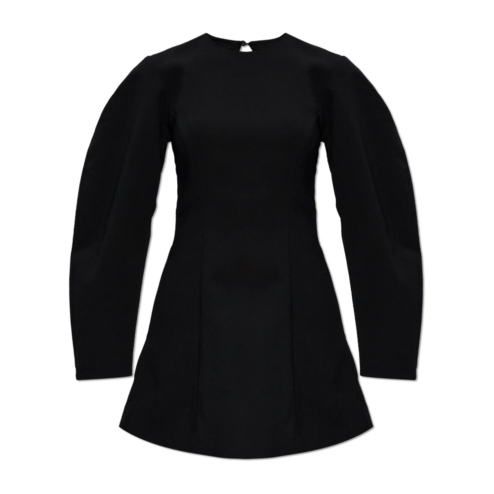 Rotate Birger Christensen Women's Black Short Dresses, Xs, Dress With Puff Sleeves