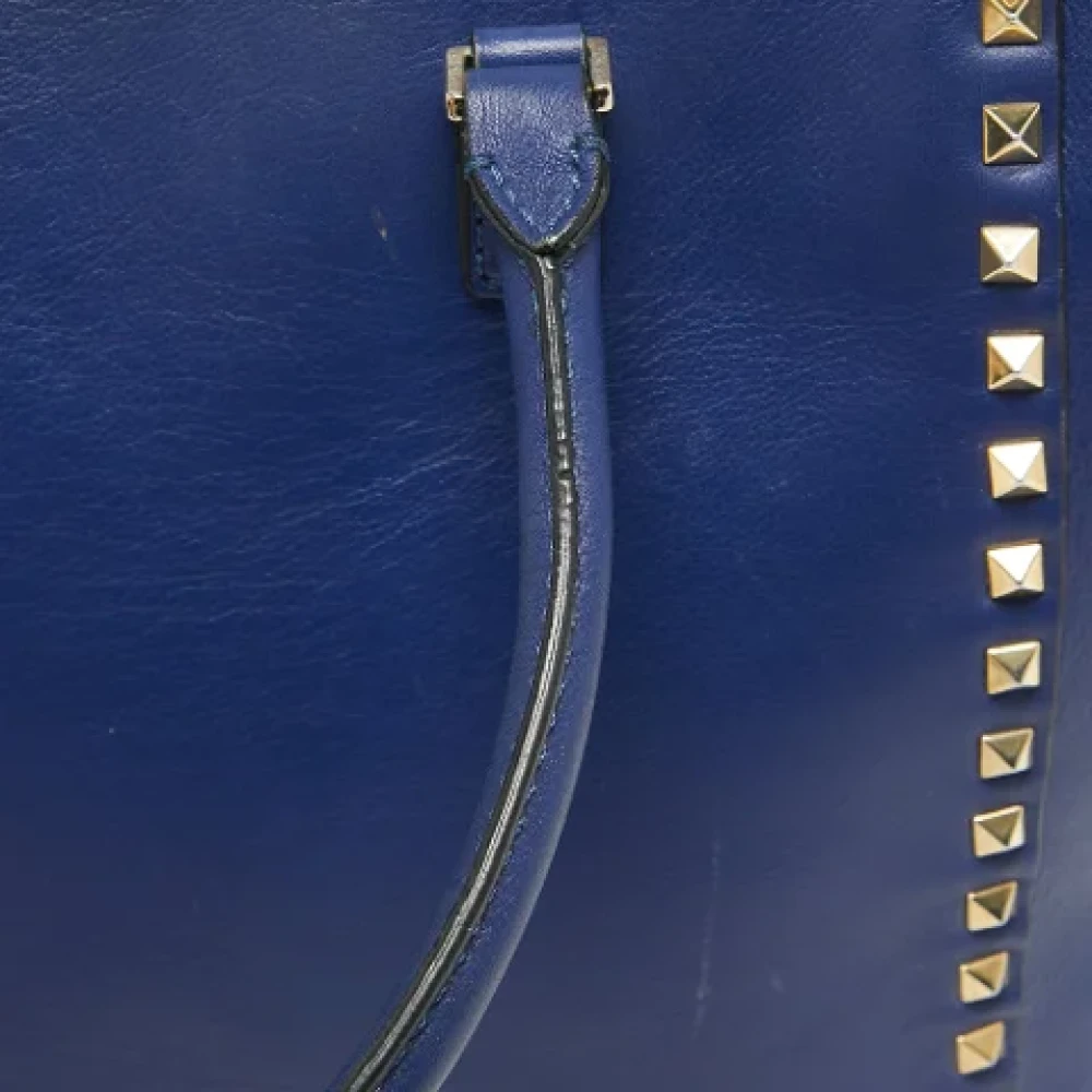 Valentino Vintage Pre-owned Leather totes Blue Dames