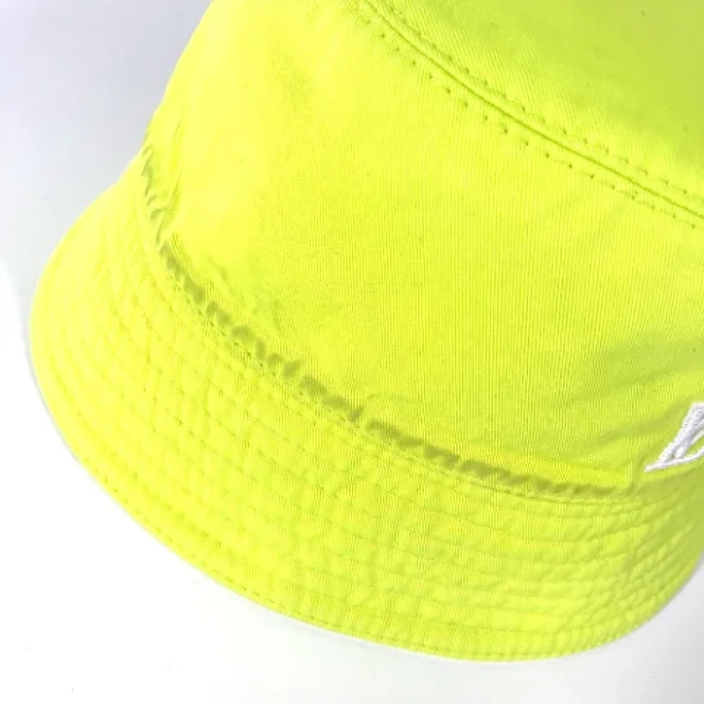 Louis Vuitton Vintage Pre-owned Cotton hats Yellow Dames
