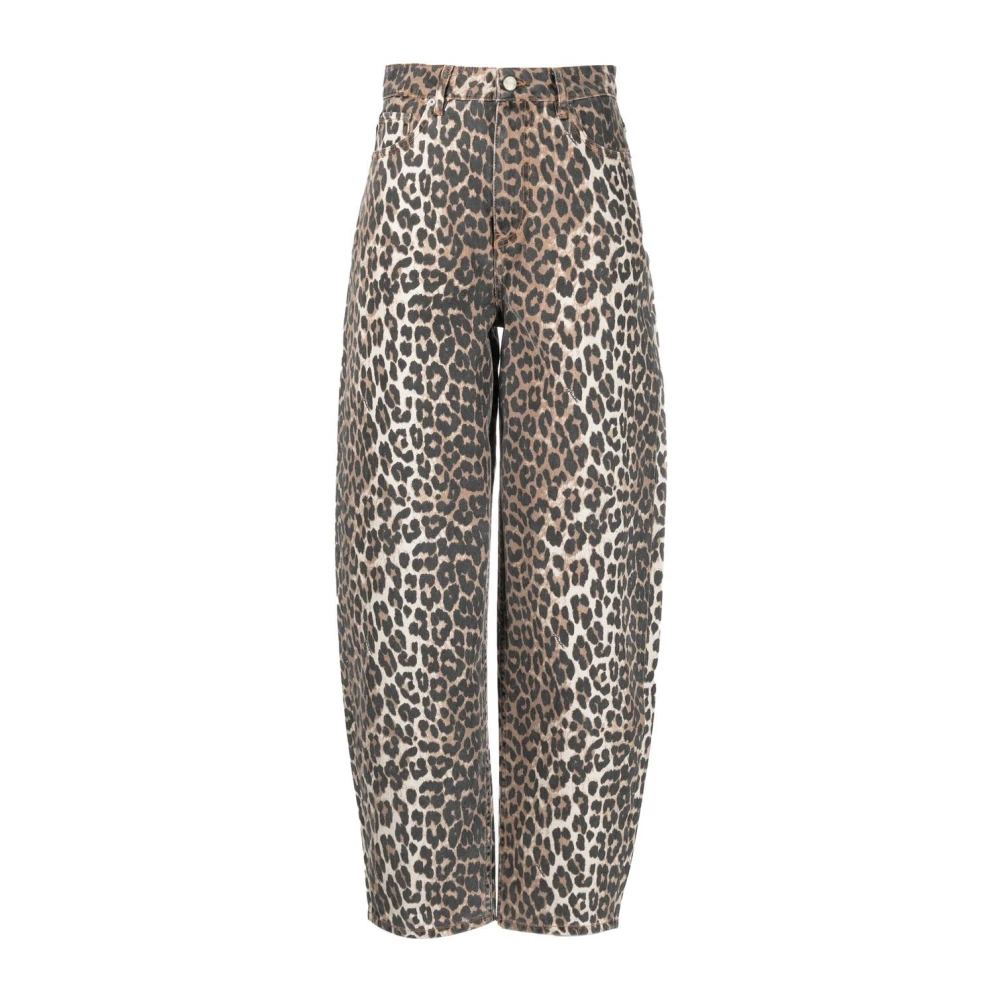 Ganni Multicolor Jeans voor Vrouwen Ss25 Multicolor Dames