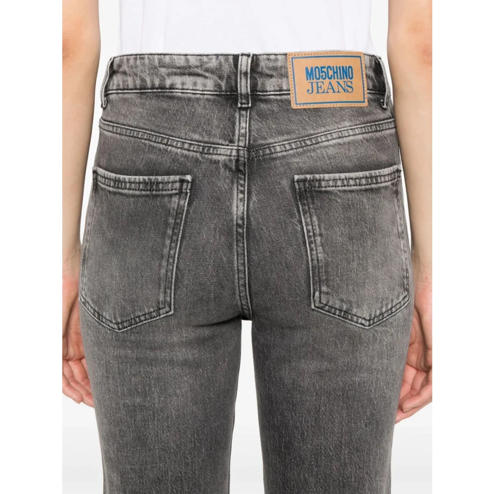 Moschino Stijlvolle Denim Broeken voor Mannen Gray Dames