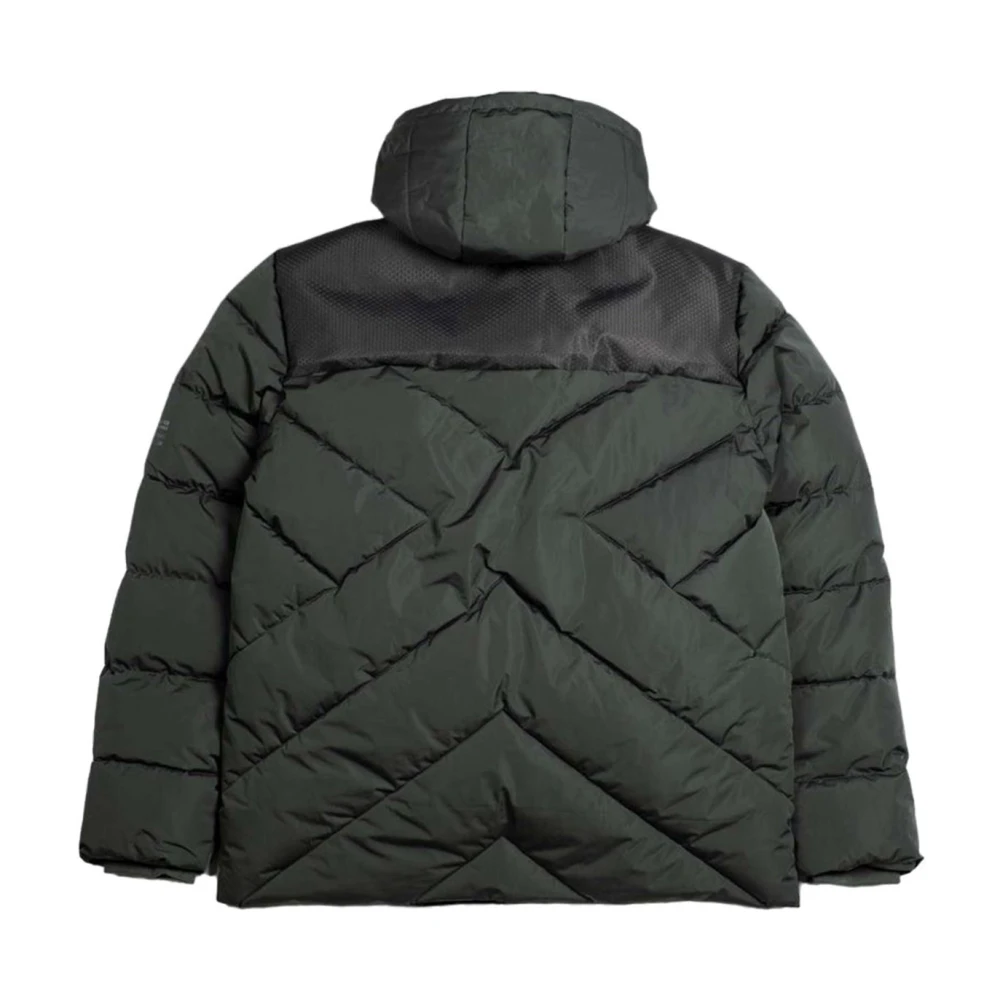 Munich Khaki Heren Puffer Jas Green Heren