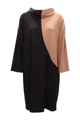 Bicolor Oversize Klänning Modell 223289