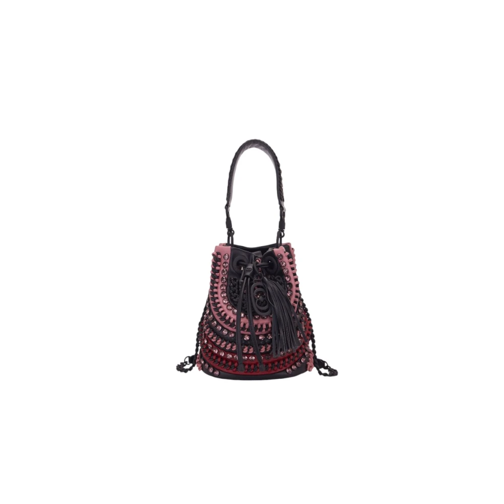 La Carrie Stijlvolle Leren Tas Multicolor Dames