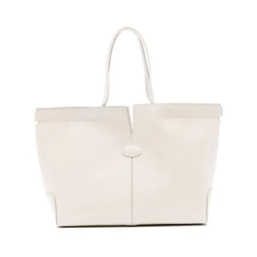 TOD'S Stijlvolle Di Bag Folio Tote Tas White Dames