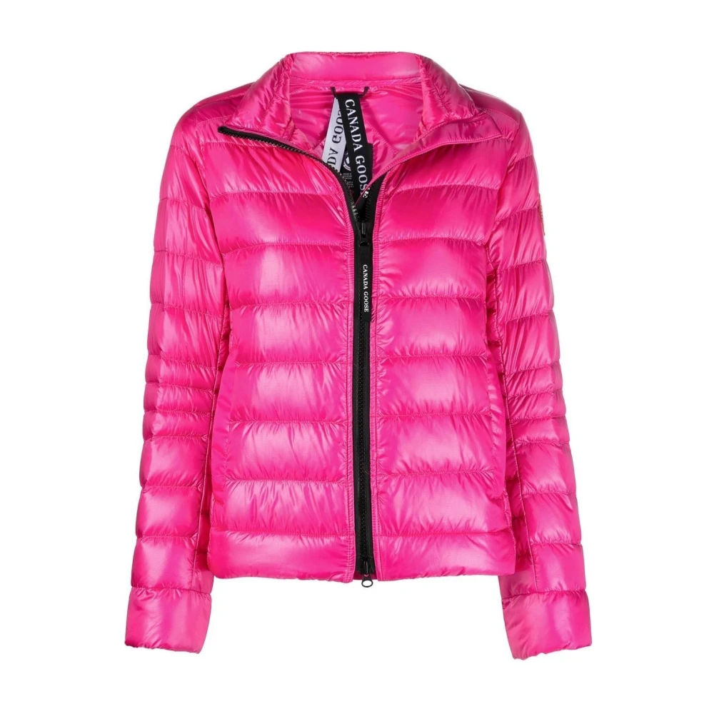 Canada Goose Capuchon Puffer Jas Pink Dames