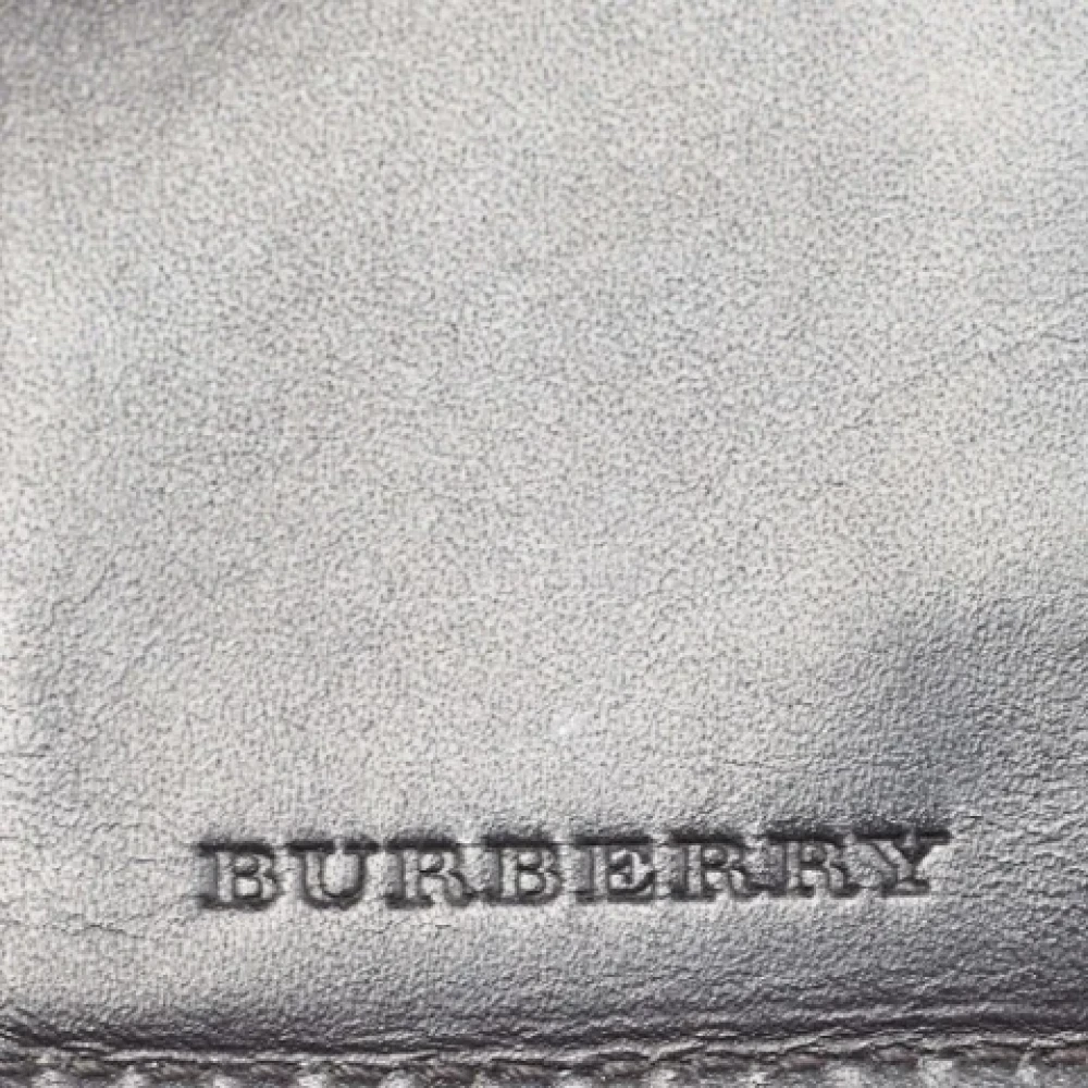Burberry Vintage Pre-owned Leather wallets Black Dames