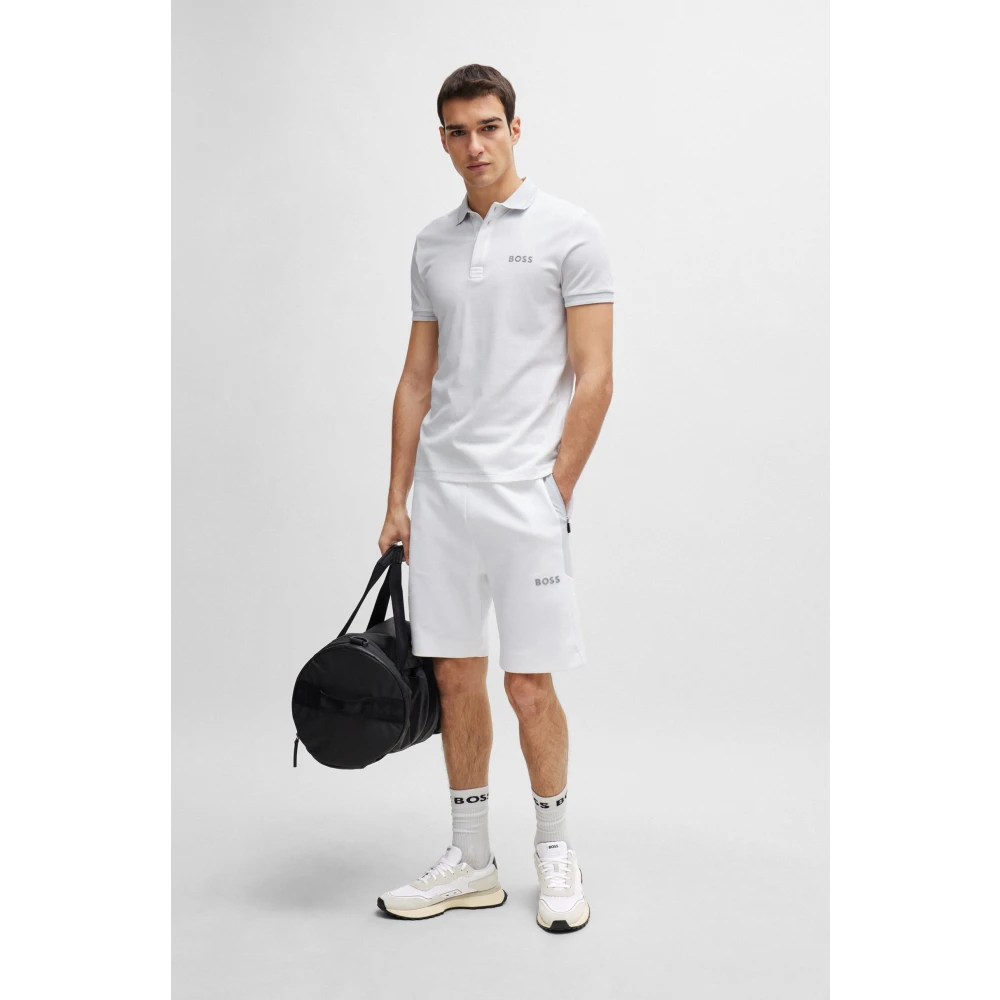 Boss Slim Fit Polo Shirt White Heren