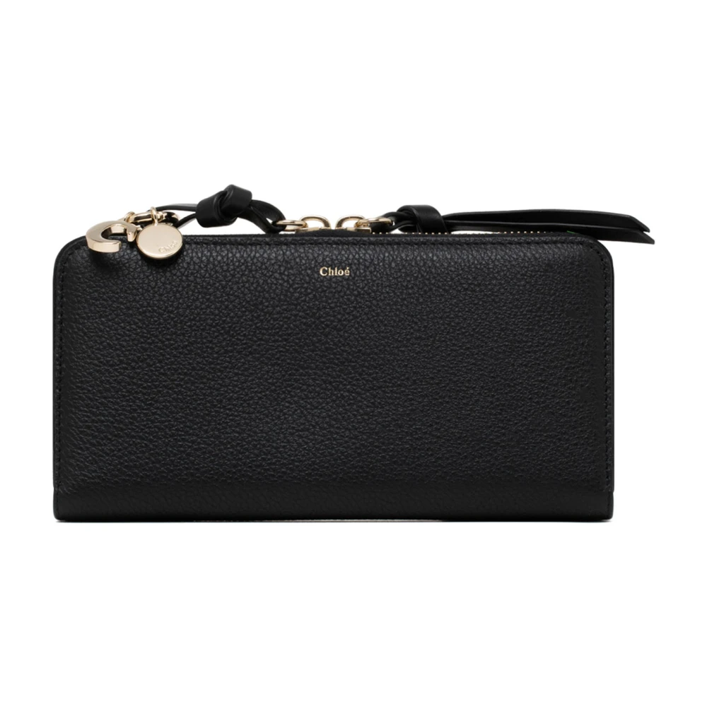Chloé Zwarte alfabet lange portemonnee Black Dames