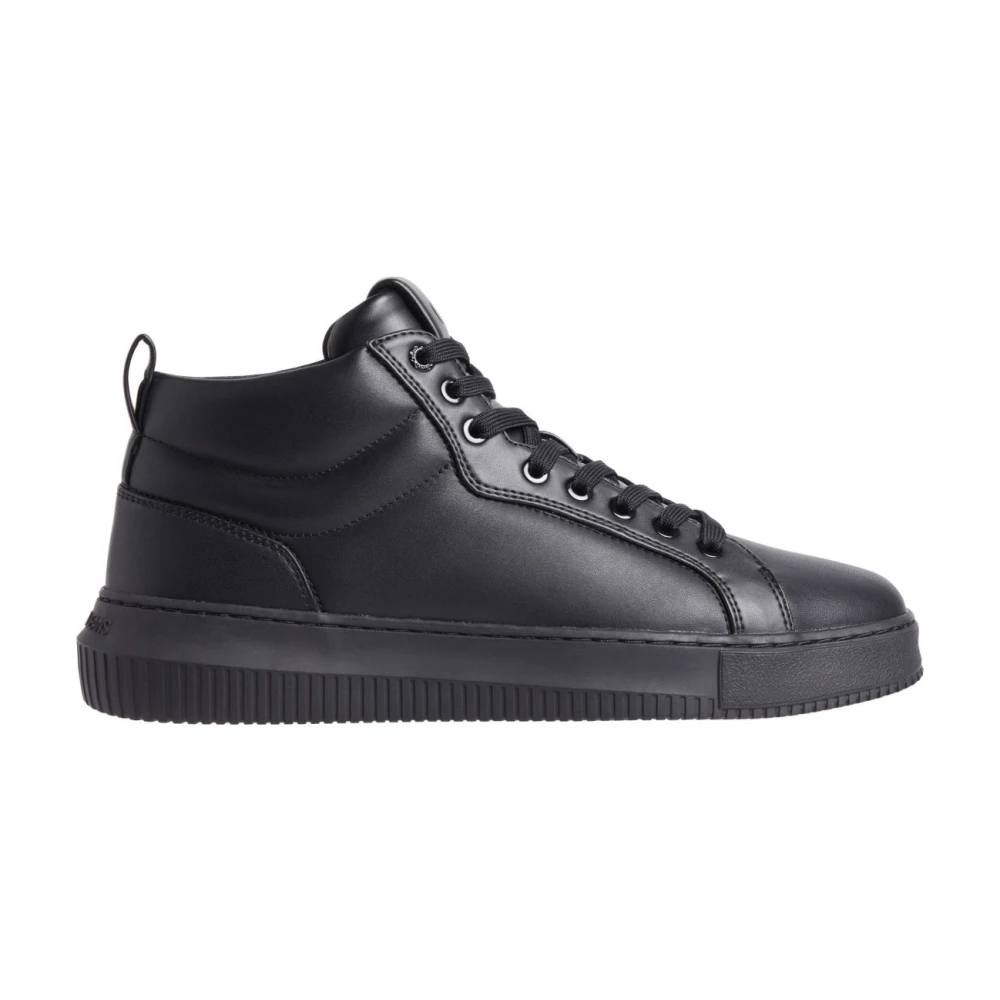 Calvin Klein Jeans Chunky High Top Zwarte Enkellaarzen Heren Schoenen