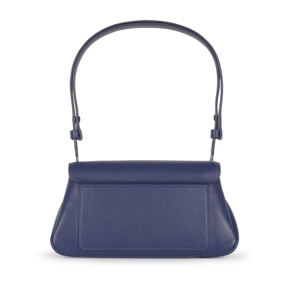 Kate Spade Fijne Leren Schoudertas Blue Dames