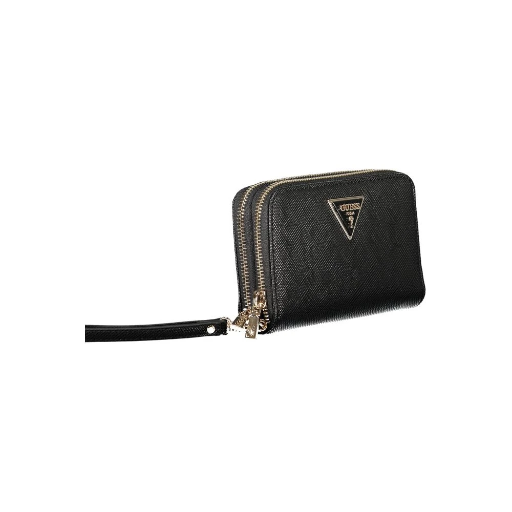 Guess Zwarte Polyethyleen Portemonnee | Gu-34093 Black Dames