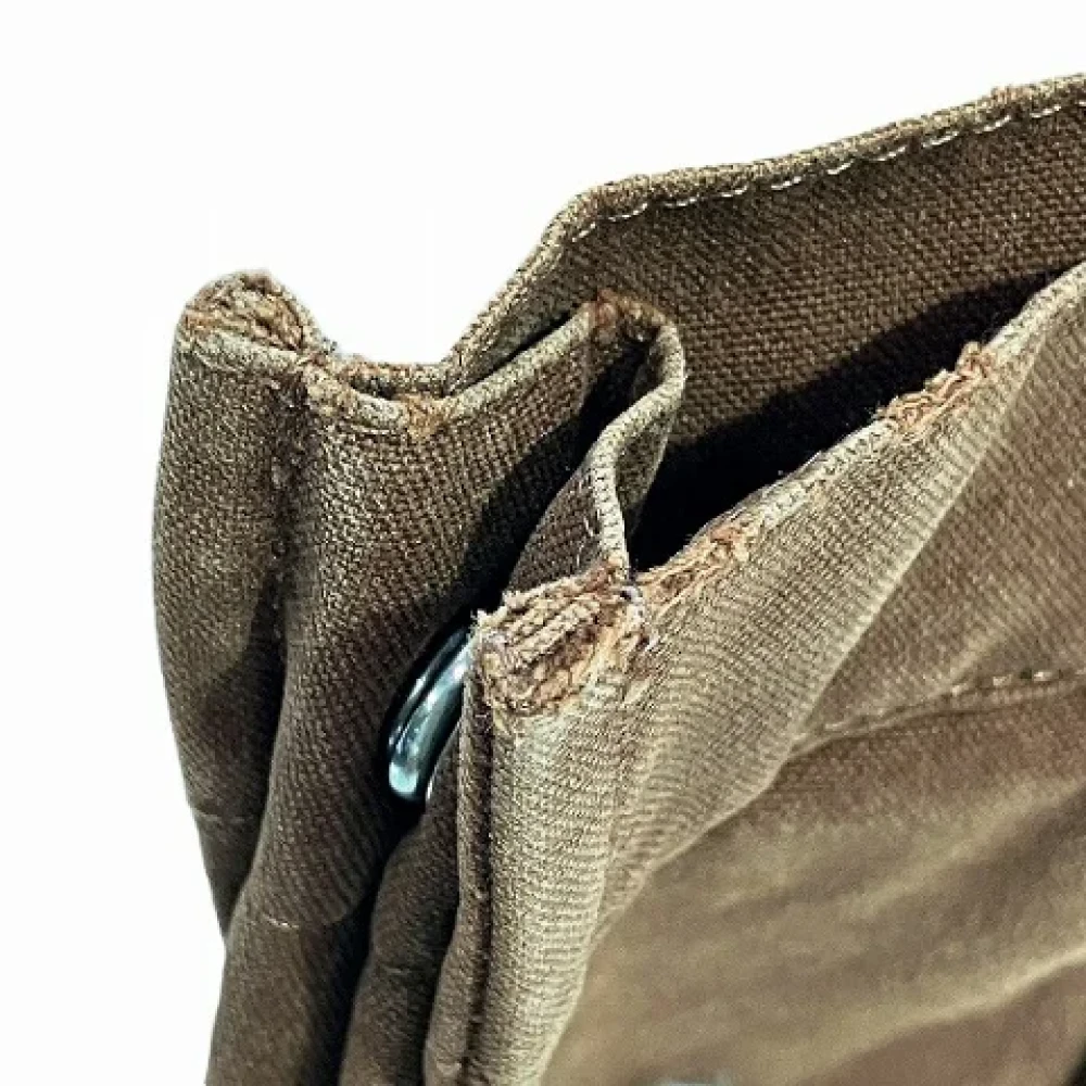 Hermès Vintage Pre-owned Canvas handbags Brown Dames