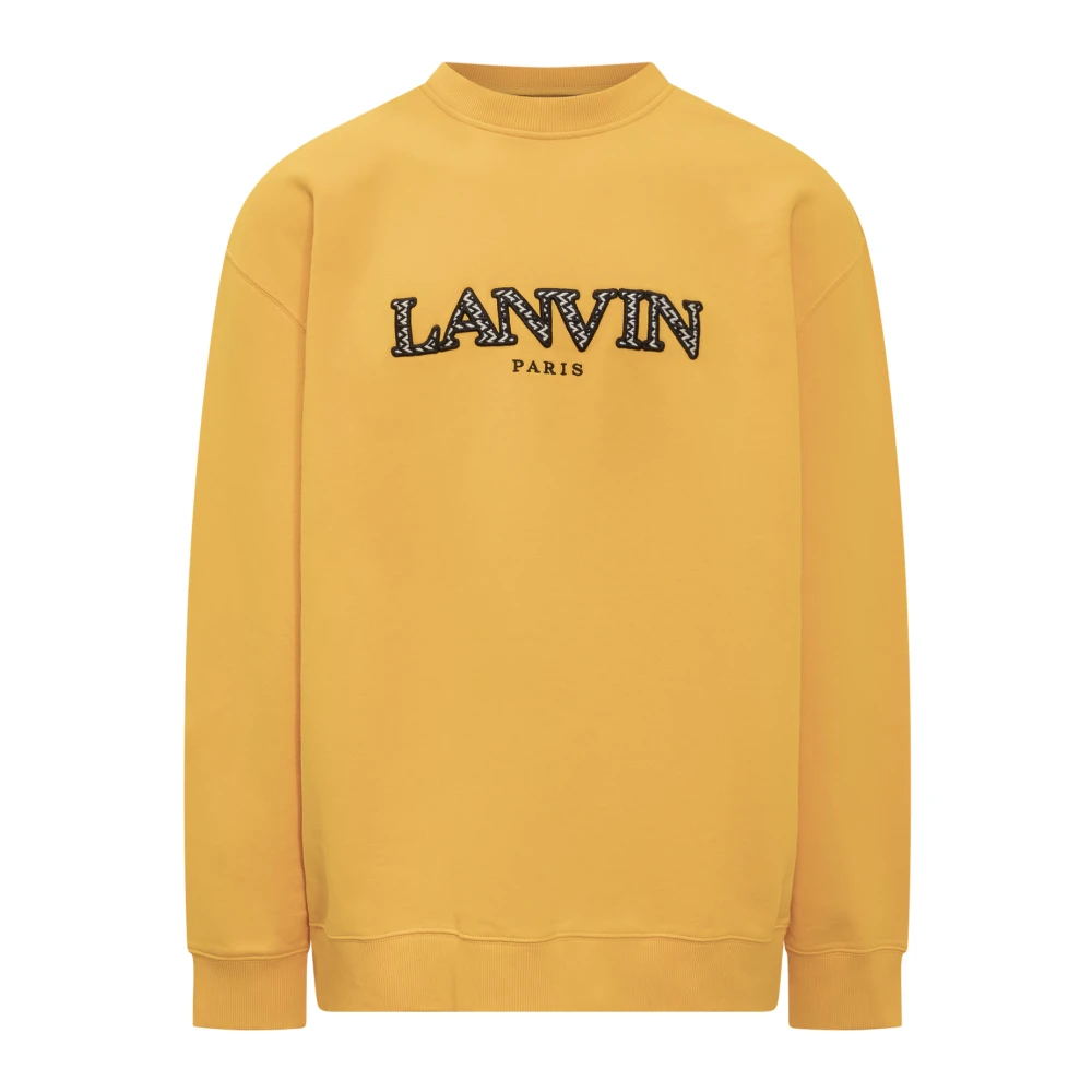 Lanvin Klassieke Sweatshirt Yellow Heren