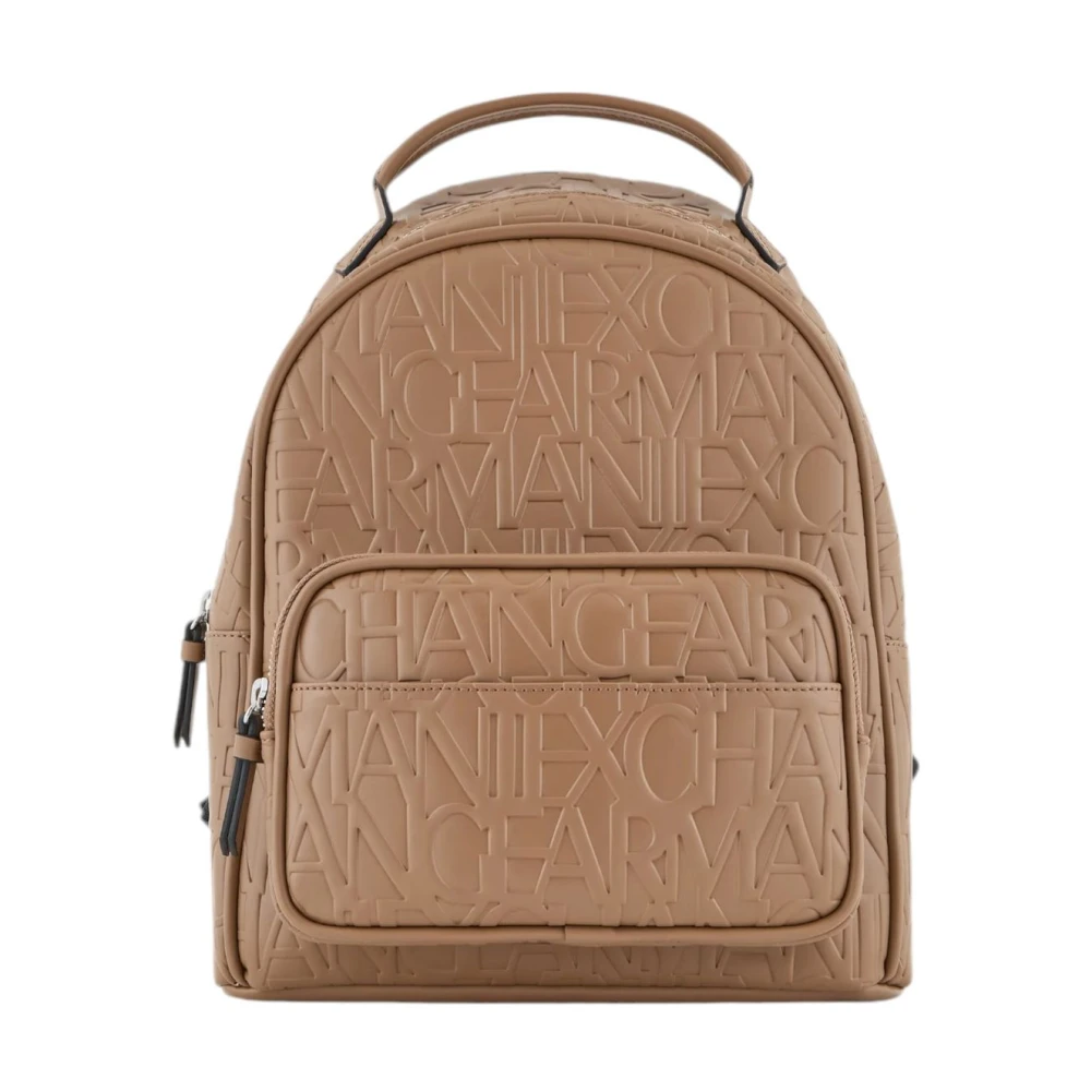 Armani Exchange Stijlvolle Rugzak voor Dagelijks Gebruik Brown Dames