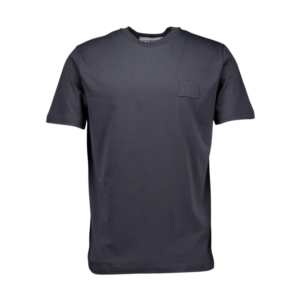 Iceberg Grijze T-shirt Mode Model Gray Heren