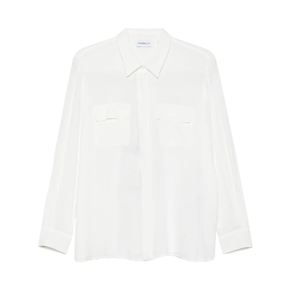 Marella Women's White Shirts, Xs, Febe Shirt