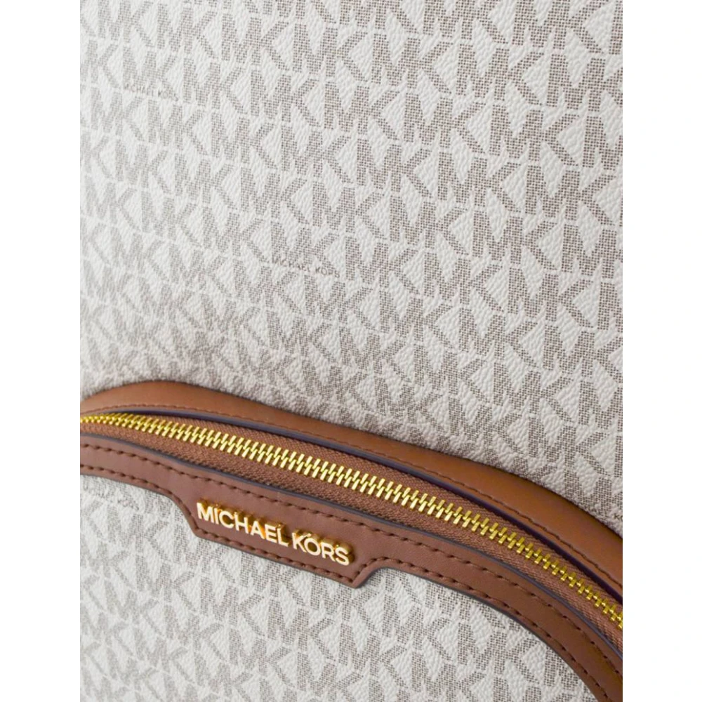 Michael Kors Jaycee Grote Logorugzak White Unisex