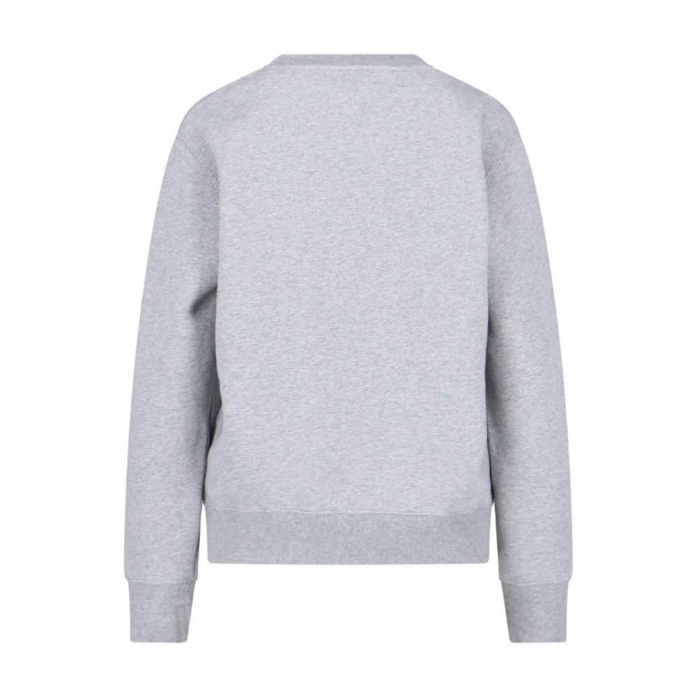 Autry Geborduurde Logo Sweater Gray Dames