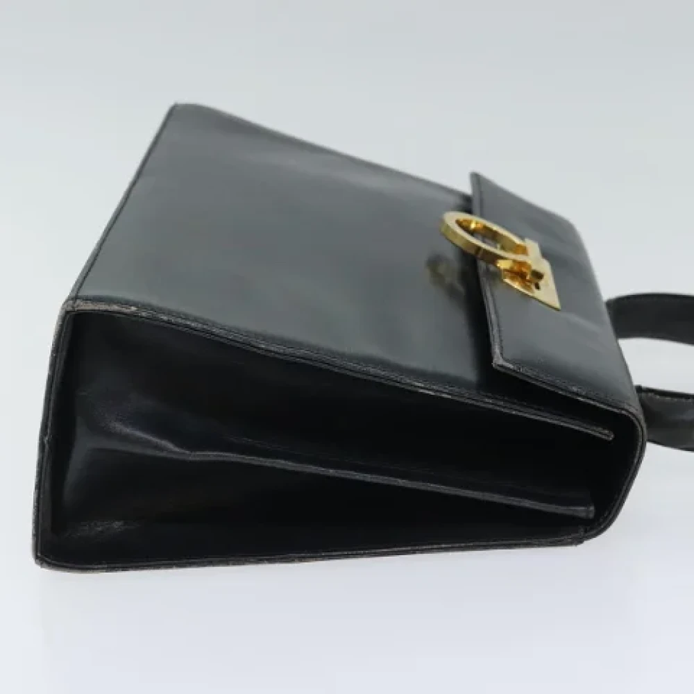 Salvatore Ferragamo Pre-owned Leather handbags Blue Dames