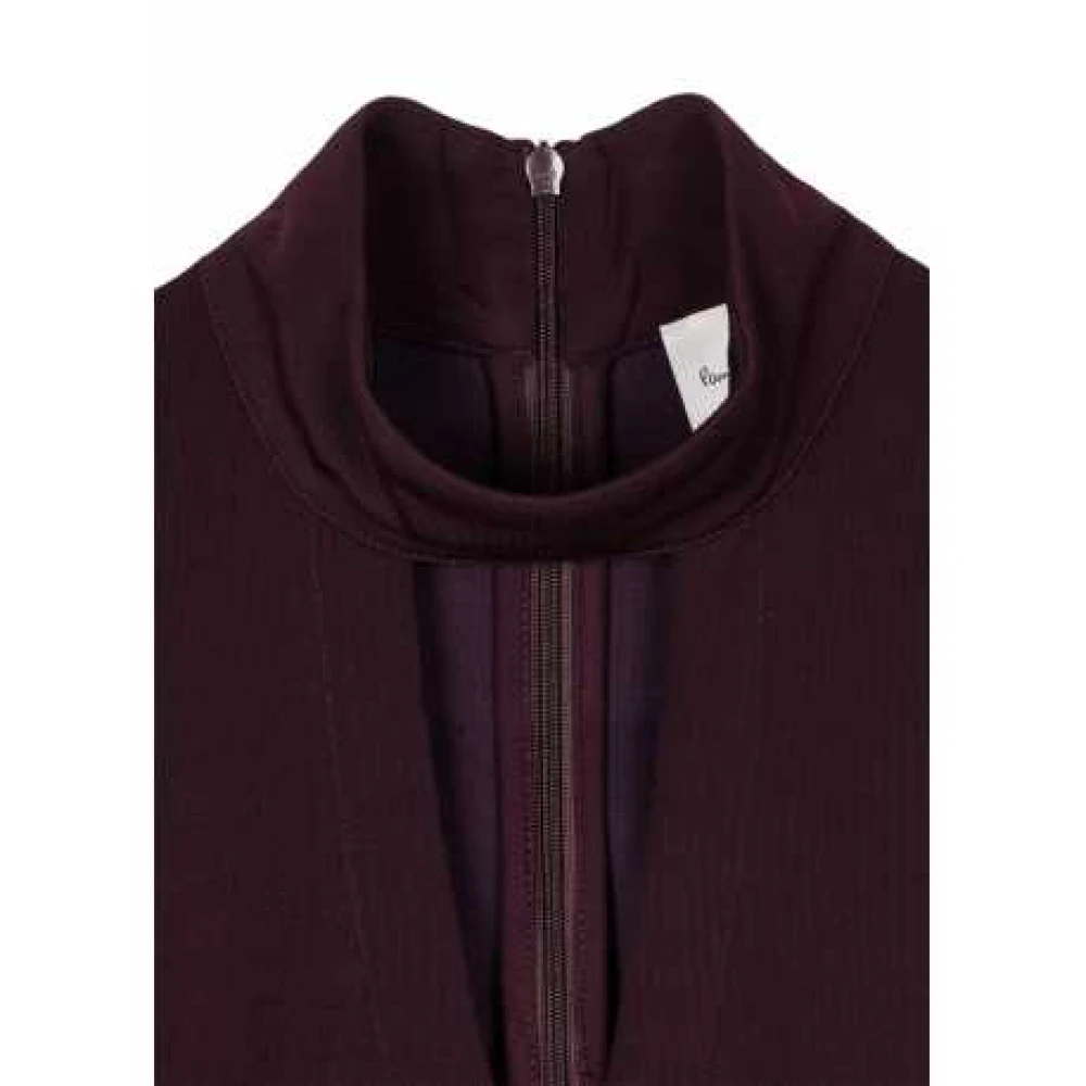 Paul Smith Pruim V-hals lange mouwen top Purple Dames