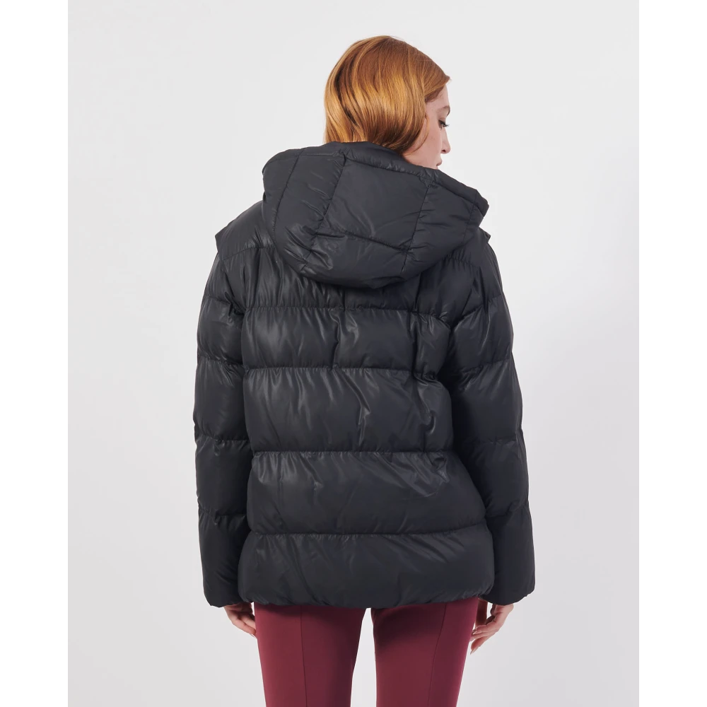 PATRIZIA PEPE Zwarte Elegante Jurk Black Dames