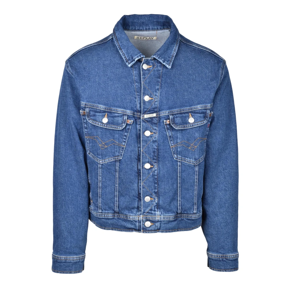 Jackets > Denim Jackets - - Replay - Modalova