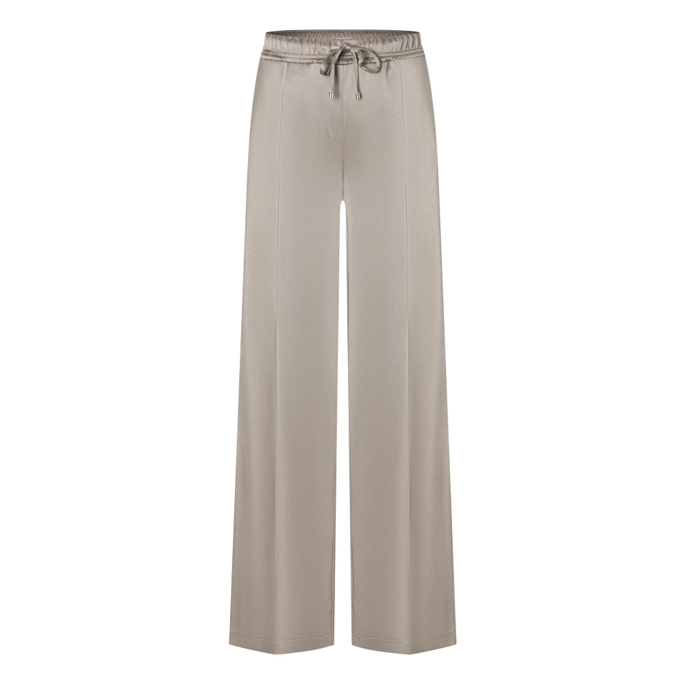 CAMBIO Wide Trousers Gray Dames