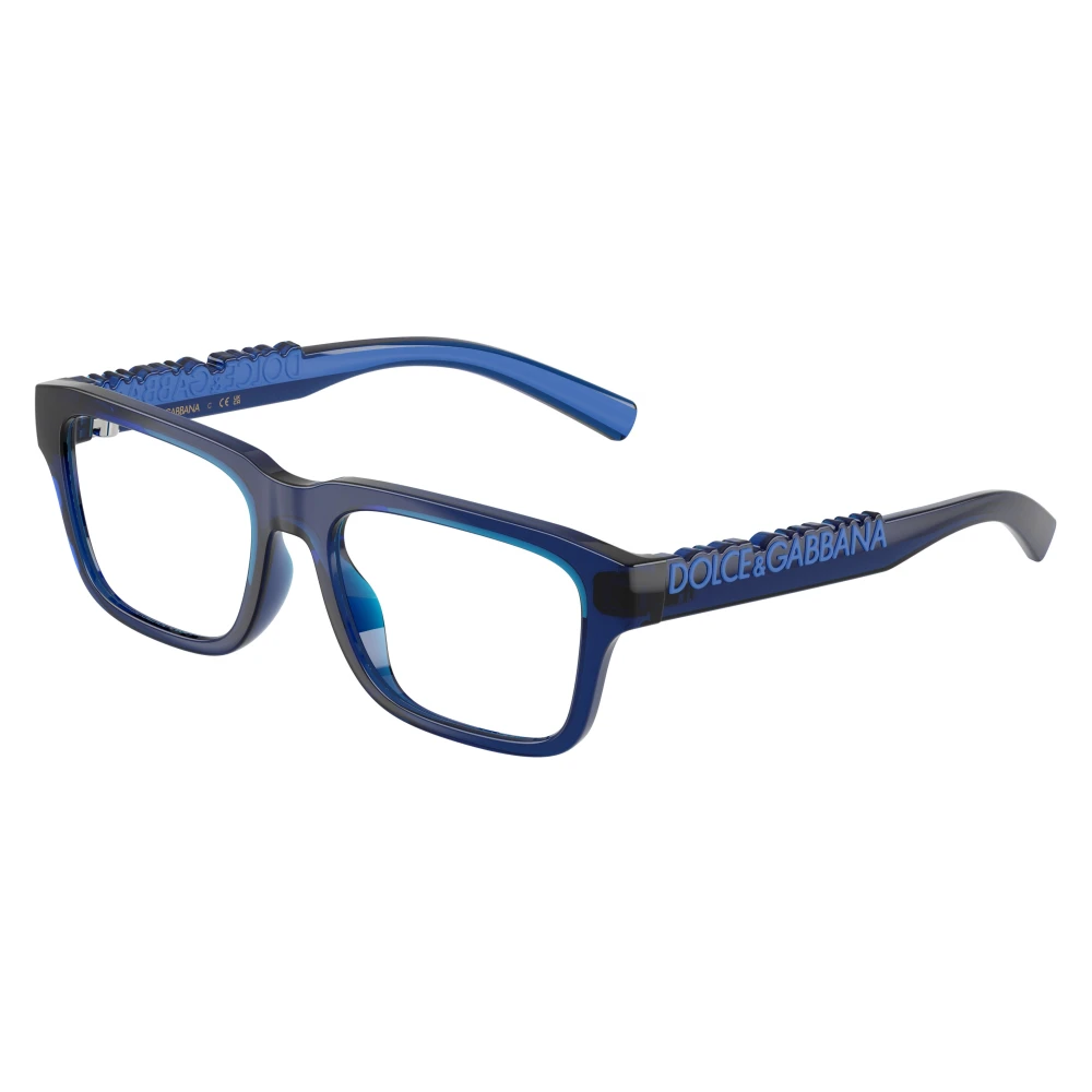 Dolce & Gabbana Blue Dx5008 3009 Kid Optical Frames Injected Squared Normal - Image 2