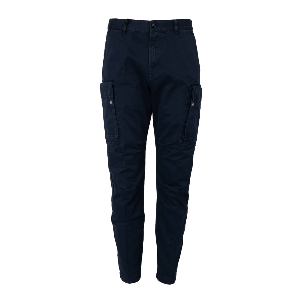 Diesel Mannelijk Blauw Broeken Heren, W32, Katoen, Casual Cargo Broek