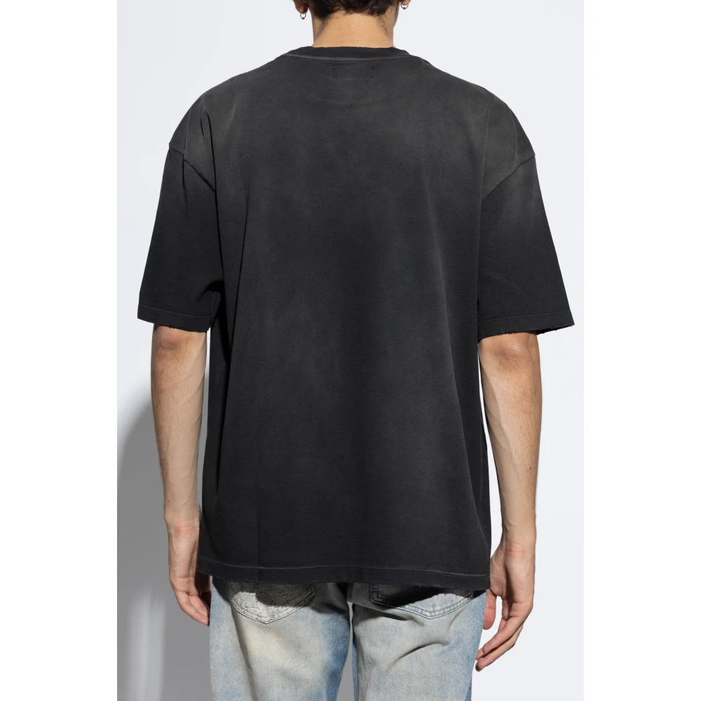 Amiri T-shirt met logo Black Heren