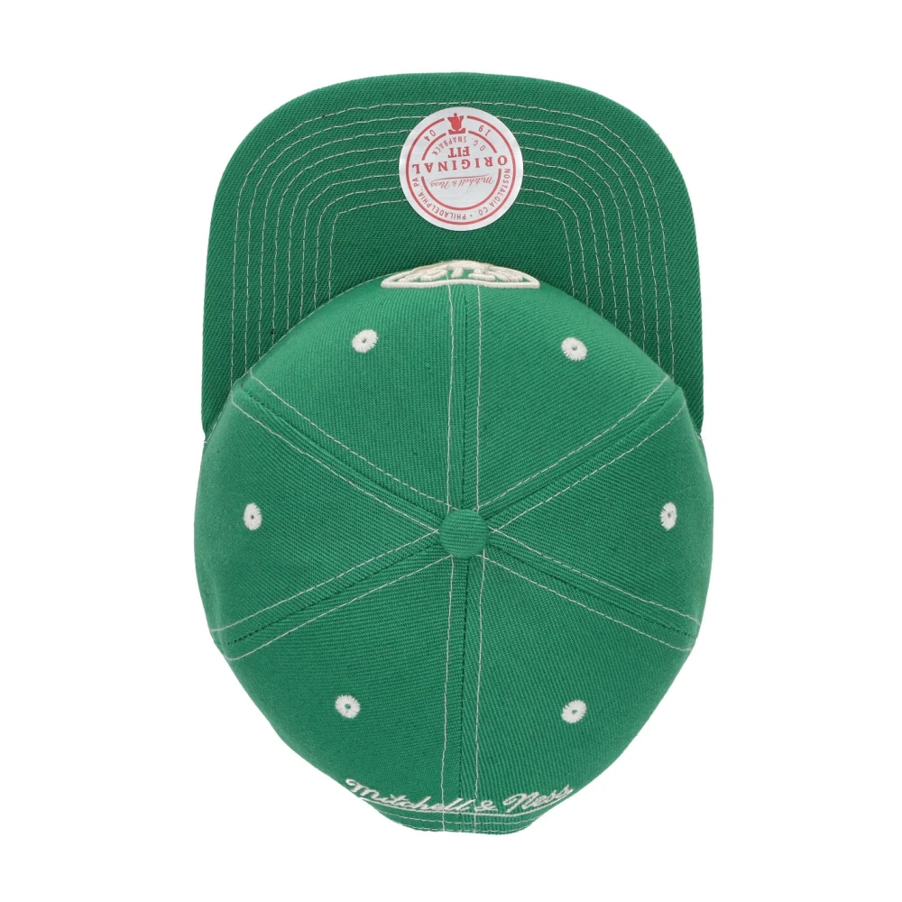 Mitchell & Ness Boston Celtics Snapback Pet Green Heren