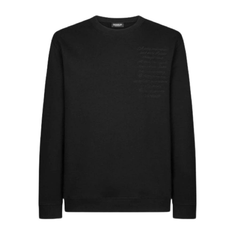 Dondup Hombre Negro Sudaderas, Talla: L