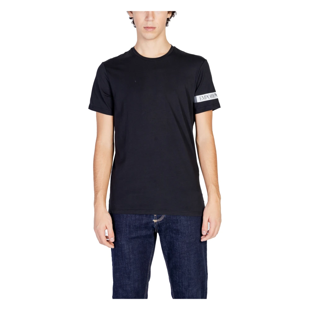 Emporio Armani Mannen Herfst Winter T-shirt en Polo Black Heren