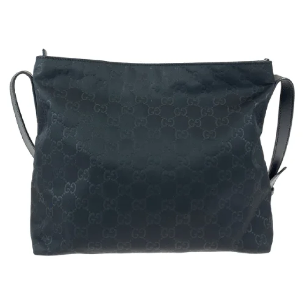 Gucci Vintage Pre-owned Canvas crossbody-bags Black Dames